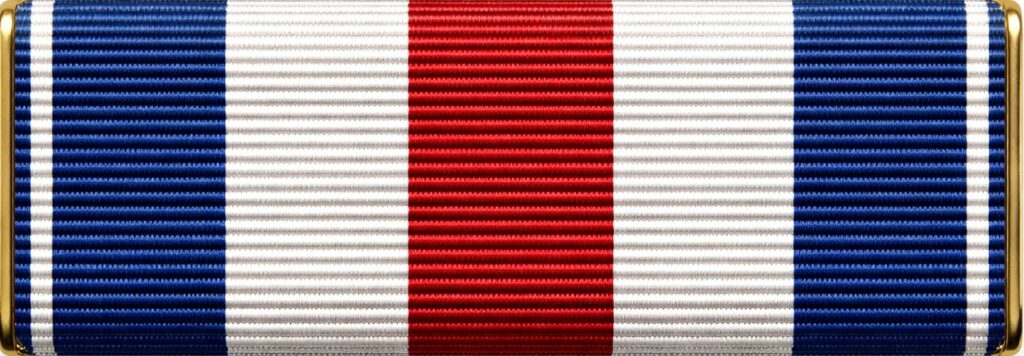 military service ribbon detail close up